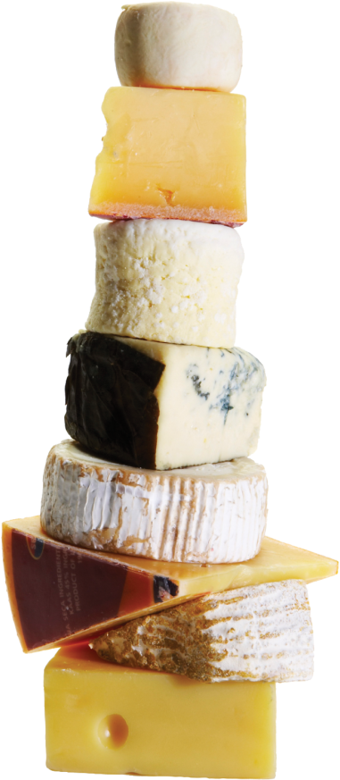 Cheeses Stacked (400x902), Png Download