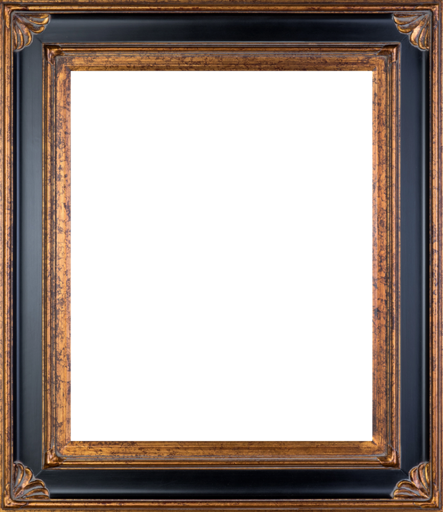 Corinthian Gold Frame - Corinthian Gold Frame 20"x24" Museum Frame (867x1000), Png Download