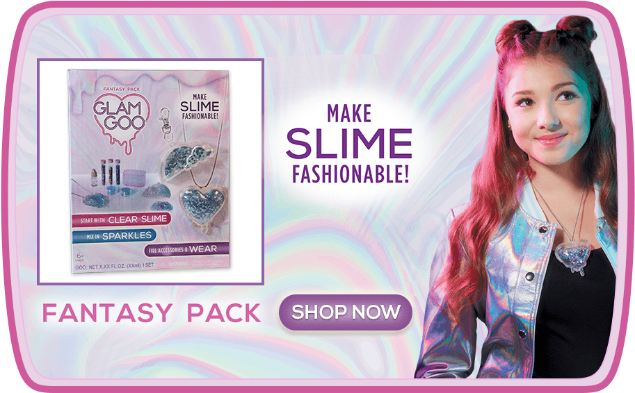 Make Slime Fashionable With The Glam Goo Fantasy Pack - Glam Goo Theme Slime Pack Assortment (960x600), Png Download