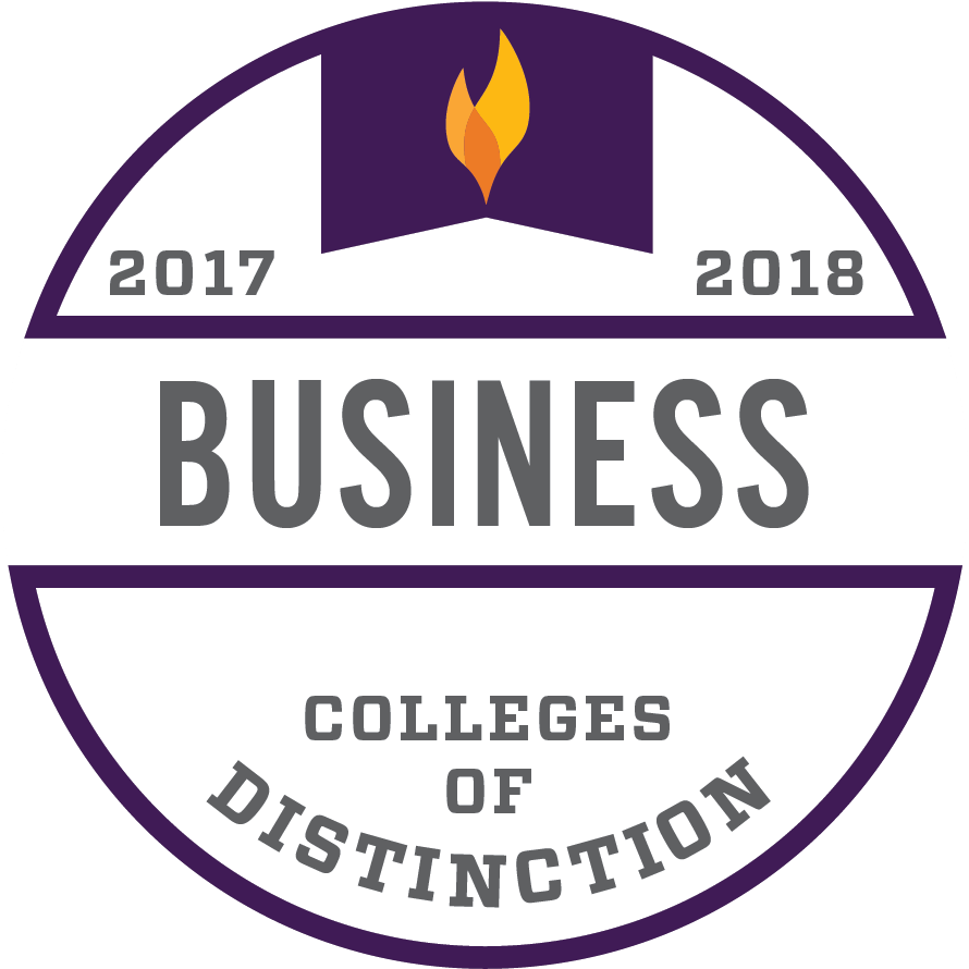 Colleges Of Distinction-business Badge - College Of Distinction Business College Logo (995x998), Png Download