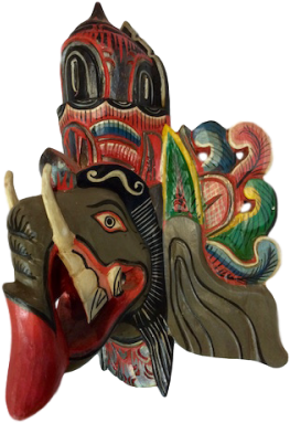 Medium Marble Ganesh - Carving (300x400), Png Download