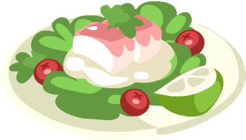 Lobster Salad - Panna Cotta (356x356), Png Download