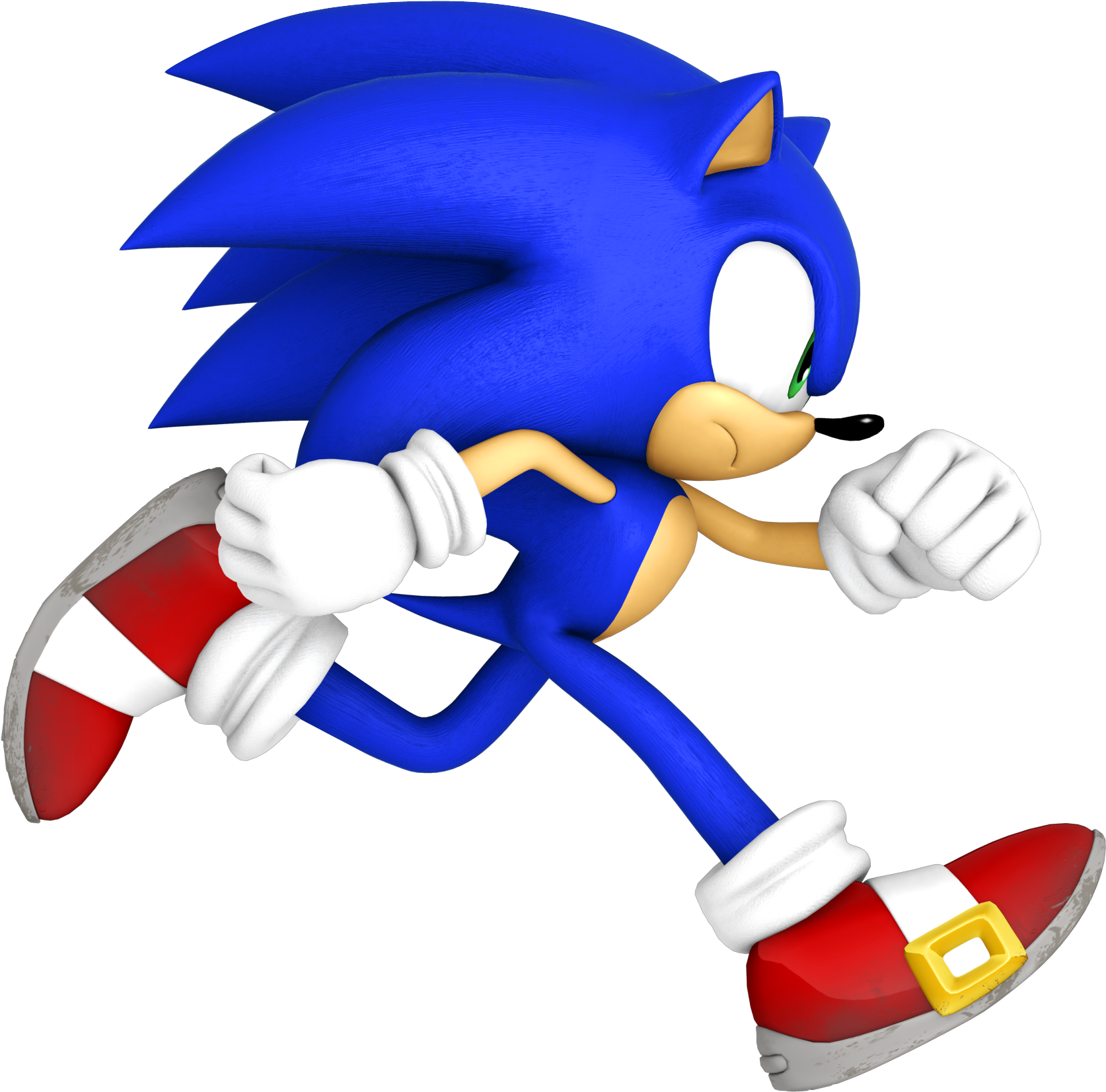Sonic El Erizo Fondo De Pantalla Called Sonic Runs - Sonic The Hedgehog 4 (2500x1875), Png Download