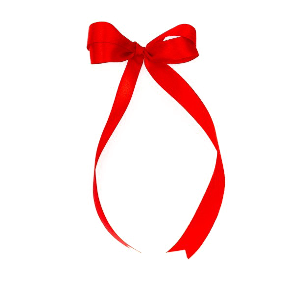 Red Ribbon Png Image Transparent - Ribbon With White Background (626x605), Png Download