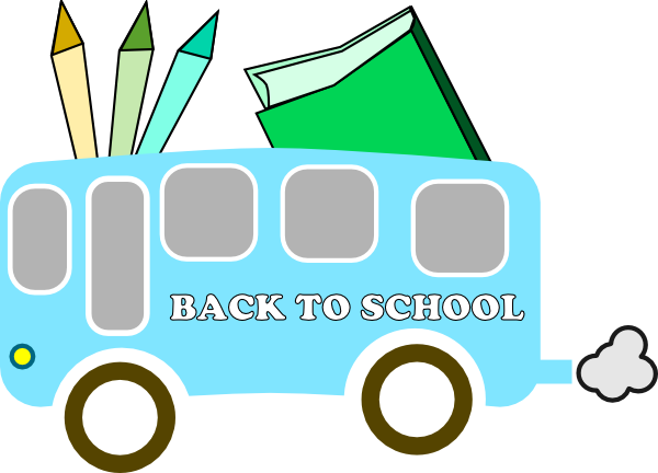 Back To School Clipart - Back To School Png Border (600x432), Png Download