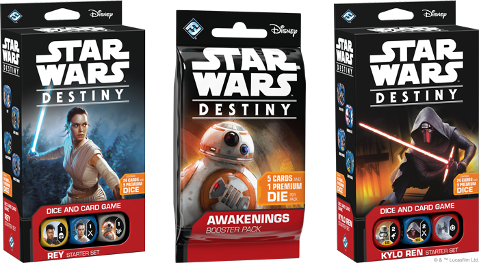 Fantasy Flight Games Star Wars Destiny Announcement - Star Wars Destiny Starter Set (700x385), Png Download
