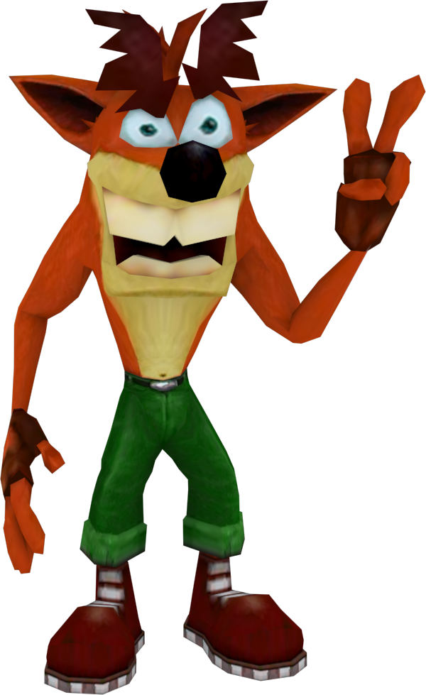 Crash Bandicoot Crash Bandicoot, Best Games - Crash Bandicoot Nitro Kart Fake Crash (600x979), Png Download