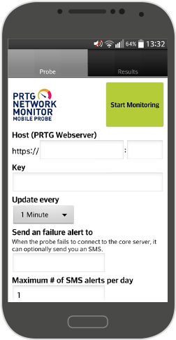 Prtg For Android, Prtg For Android - Prtg Network Monitor (280x511), Png Download