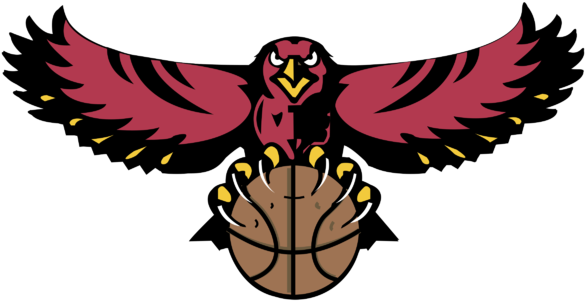 Atlanta Hawks Logo Vector (800x600), Png Download