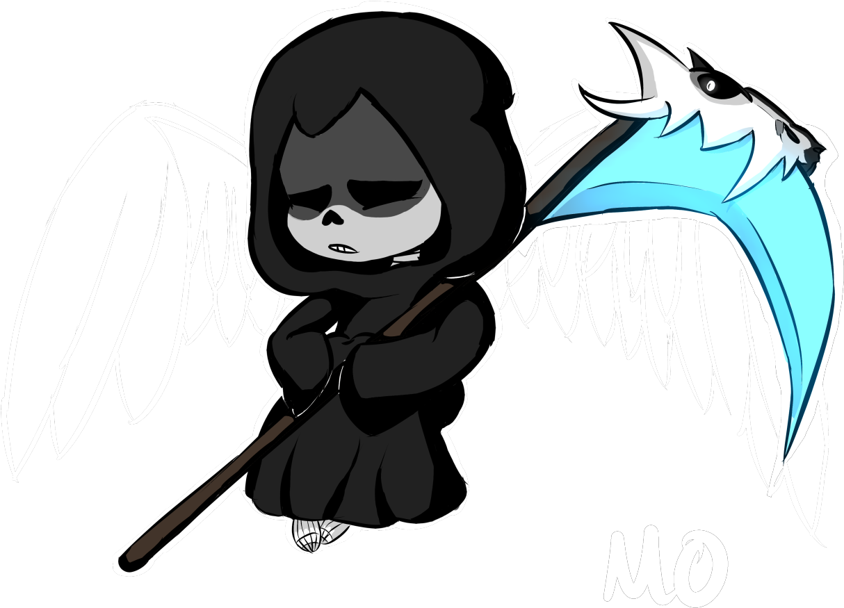 Always Liked The Thought Of Sans As The Grim Reaper - Grim Reaper Sans (1280x1120), Png Download