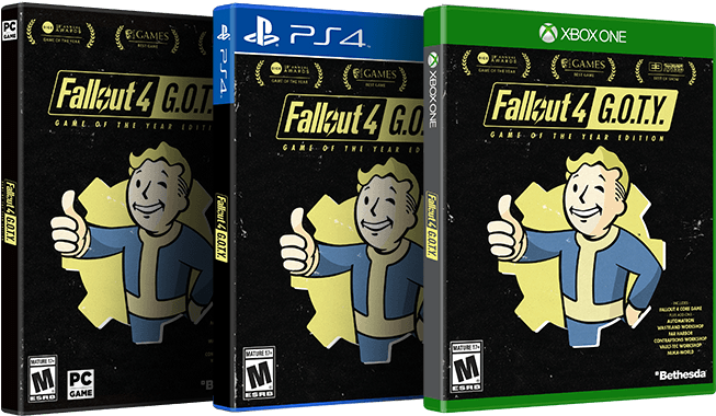 New Artwork Looking Gorgeous - Fallout 4 Game Of The Year Pc (730x392), Png Download