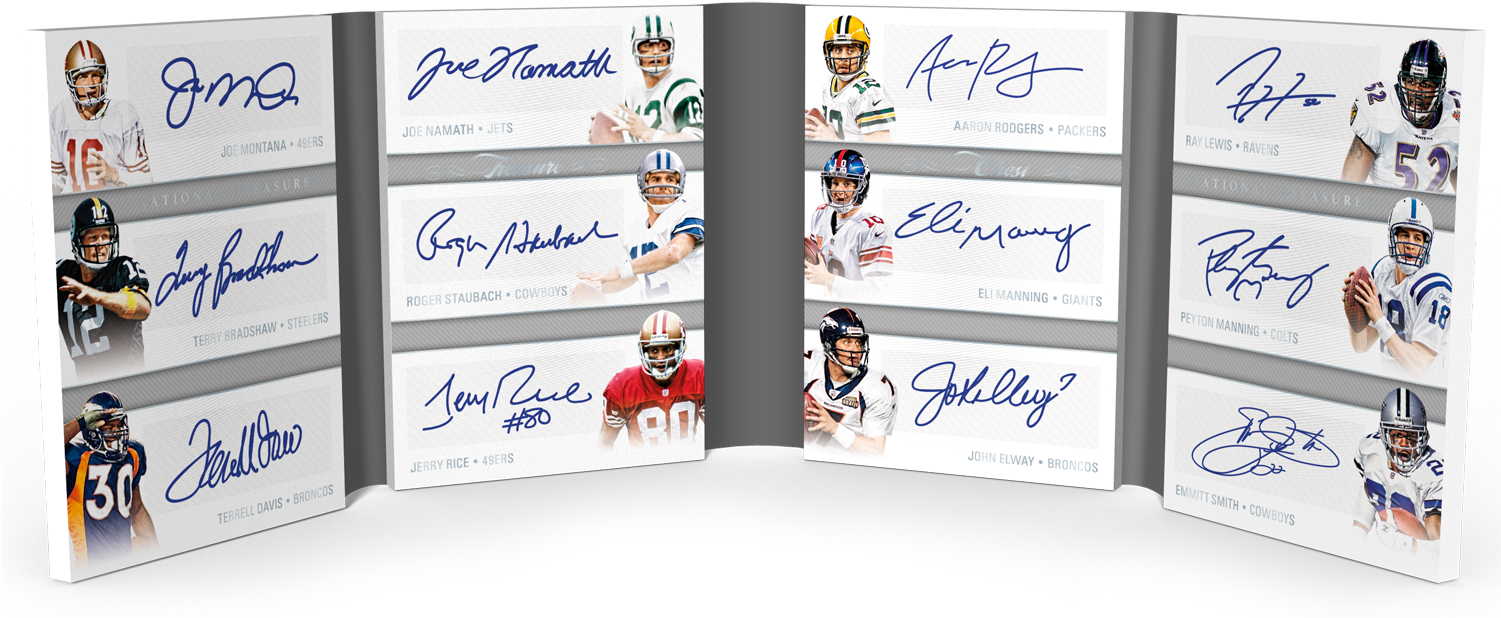 Panini America Offers Detailed First Look At 2017 National - 2018 National Treasures Football (1500x657), Png Download