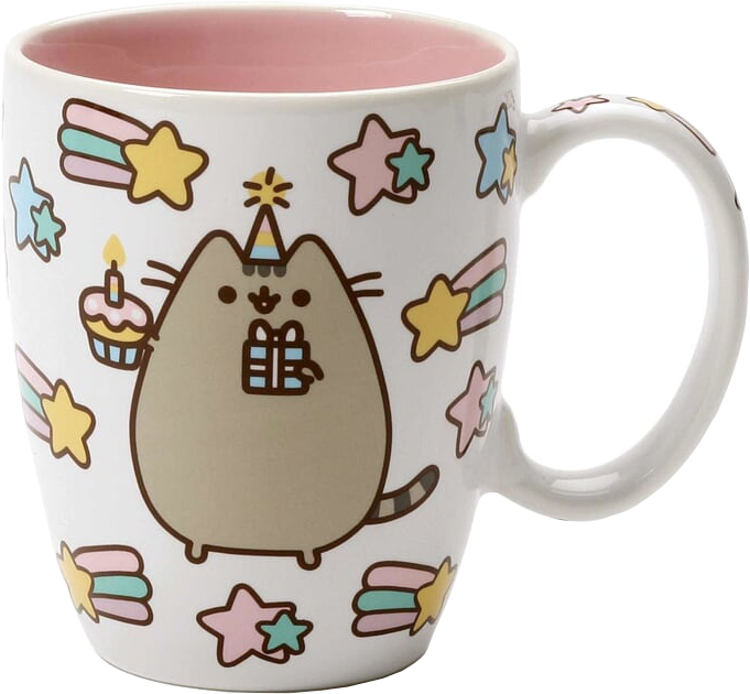 Pusheen Celebrate Mug - Pusheen Mug (810x810), Png Download