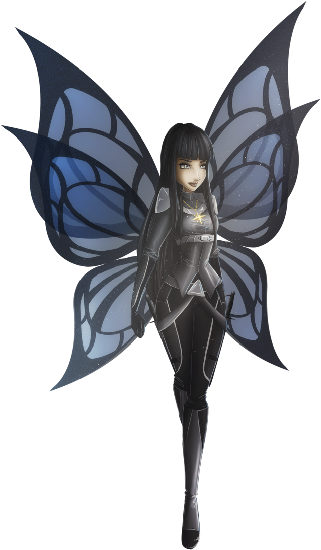 Fairy Silhouette Transparent - Painting (701x1140), Png Download