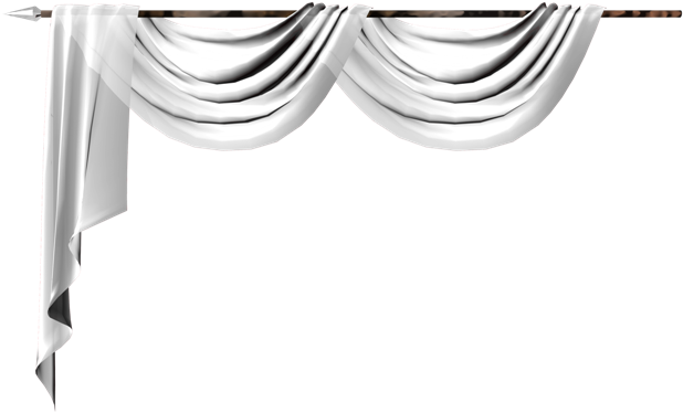 Silver Curtains - Silver Curtains Png (650x412), Png Download