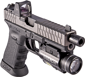 Zev Glock - Shot Show 2017 Gun (570x360), Png Download