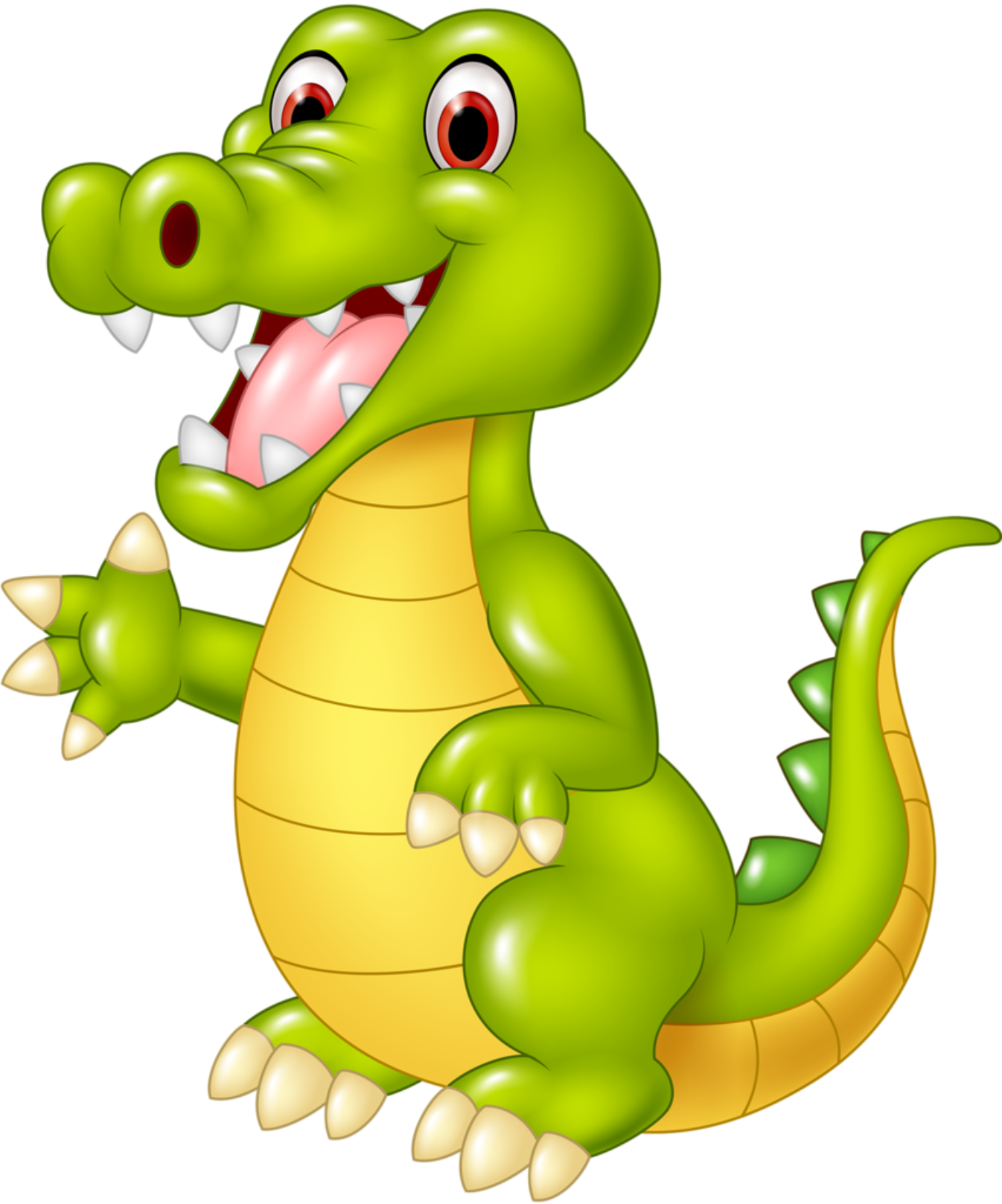 Фото, Автор Soloveika На Яндекс - Desenho Crocodilo Png (665x800), Png Download