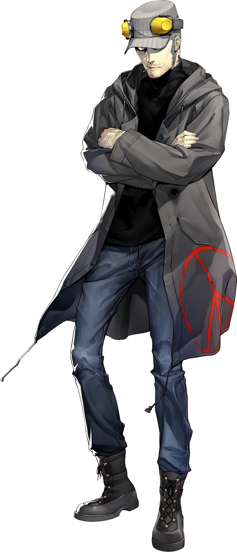 Persona 5 Munehisa Iwai (773x1799), Png Download
