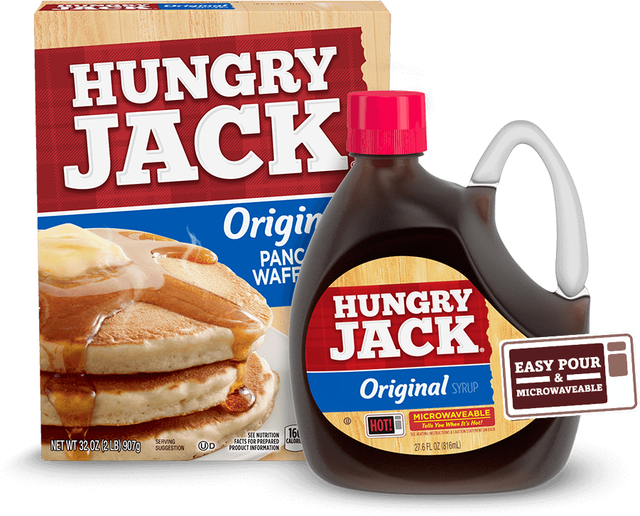 Let's Do Pancakes - Hungry Jack Extra Light & Fluffy Pancake (914x729), Png Download