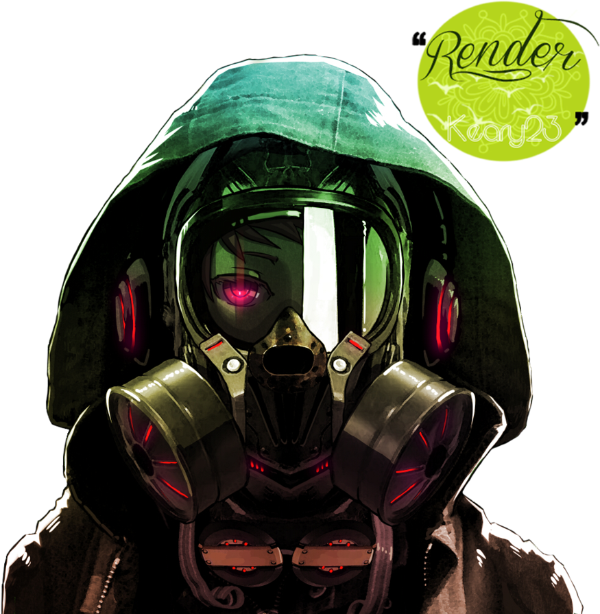 Png Black And White Download Gasmask Drawing Guy - Guida Al Pentesting Con Parrot Security Os (894x894), Png Download