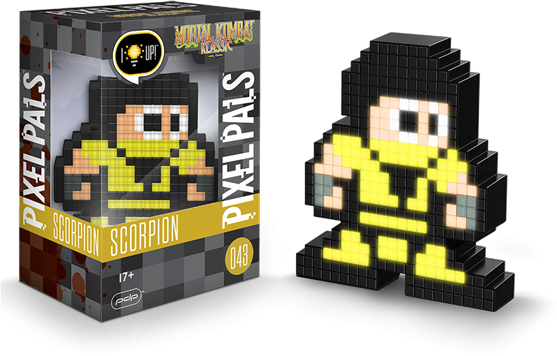 Scorpion - - Pixel Pals Mortal Kombat (800x800), Png Download