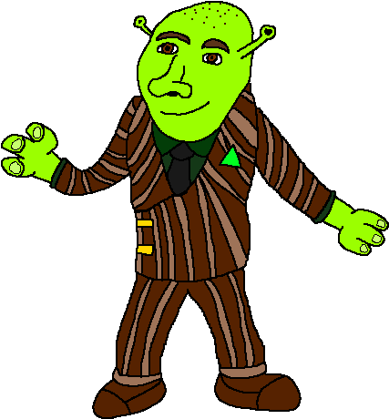Shrek Clipart Wikia - Chairman Shrek (446x492), Png Download