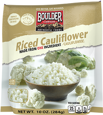 Boulder Canyon Riced Vegetables - Riced Thai Curry Carrot (350x427), Png Download