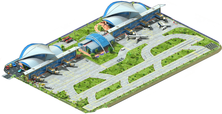 Airport Area - Airport (927x475), Png Download