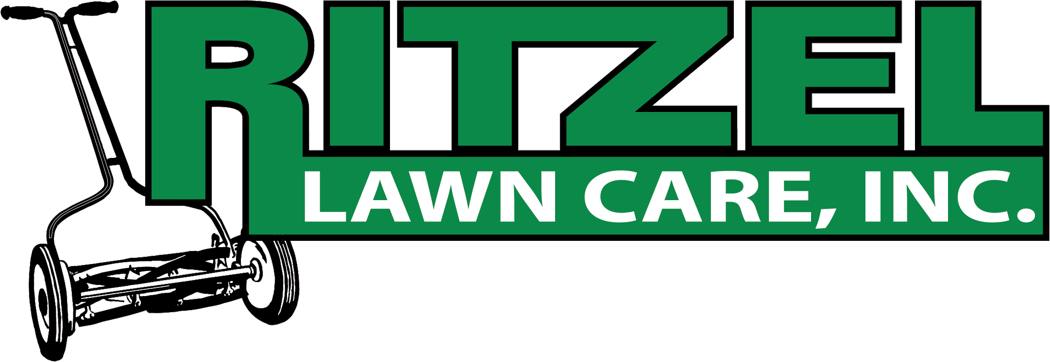 Lawn Care In Columbia Il - Ritzel Lawn Care, Inc. (2162x747), Png Download