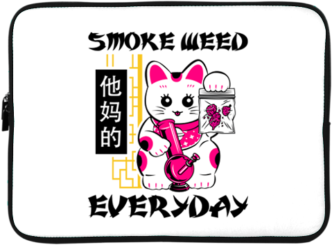 Smoke Weed Everyday Laptop Sleeve - Sleeve (480x480), Png Download