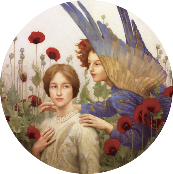 Thomas Cooper Gotch The Message - Message Thomas Cooper Gotch (600x605), Png Download