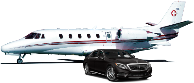 Transfers And Transport - Plane On Airport Png (618x301), Png Download