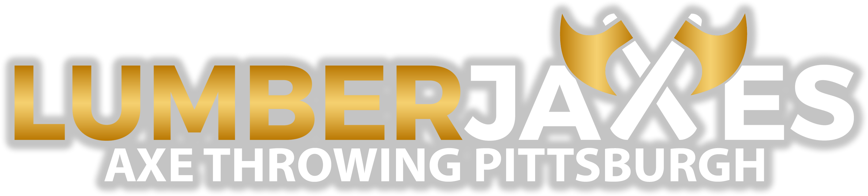 Lumberjaxes Drop Shadow - Lumberjax Axe Throwing Pittsburgh (2844x648), Png Download