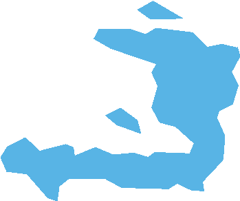 Map Of Haiti Png (440x440), Png Download