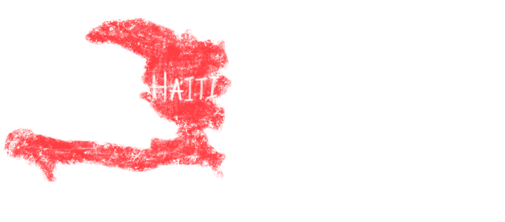 Haiti Map - Drawing (1024x451), Png Download