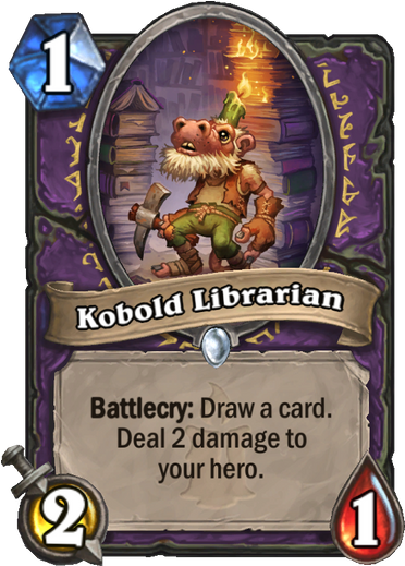Kobold Librarian - Jo E Bot Hearthstone (400x543), Png Download
