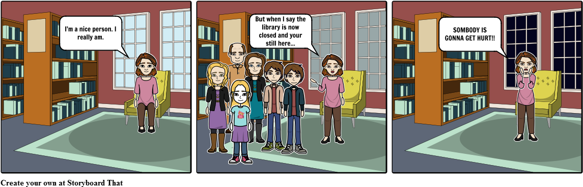 The Mean Librarian - Library (1164x385), Png Download