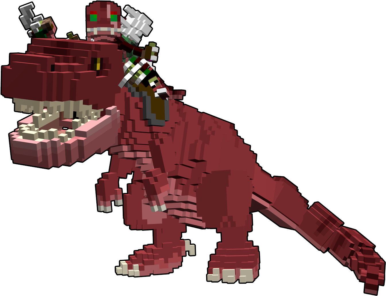 [archive] - Trove Forums - Trove Dinosaur (1398x1082), Png Download