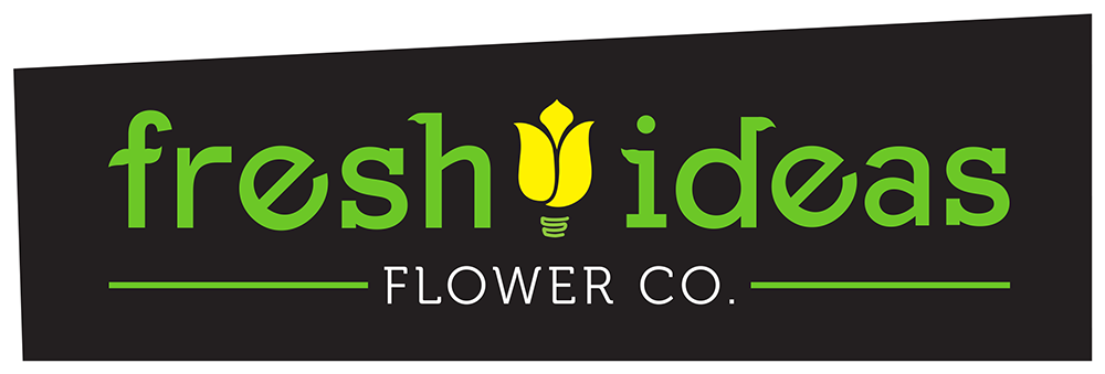 Fresh Ideas Flower Co - Flower Shop Logo Ideas (1000x339), Png Download