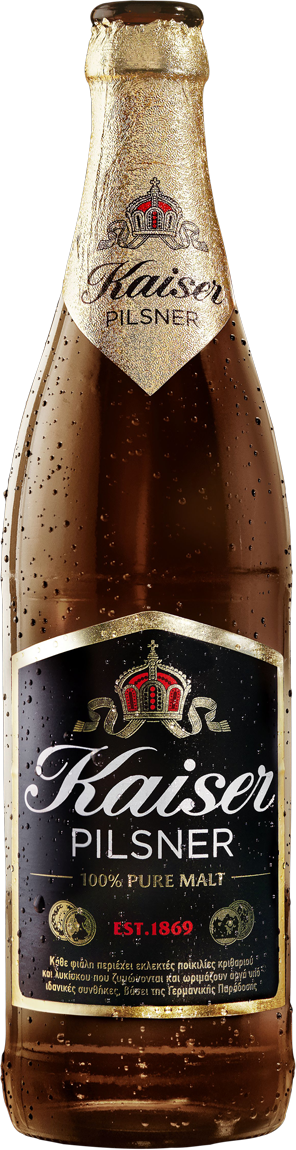 Kaiser Beer Greece (296x1150), Png Download