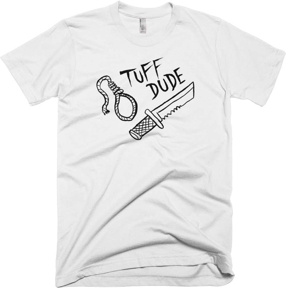 Tuff Dude Tee, T-shirt By Horriblenoise - T Shirt Mockup Badge (1000x1000), Png Download