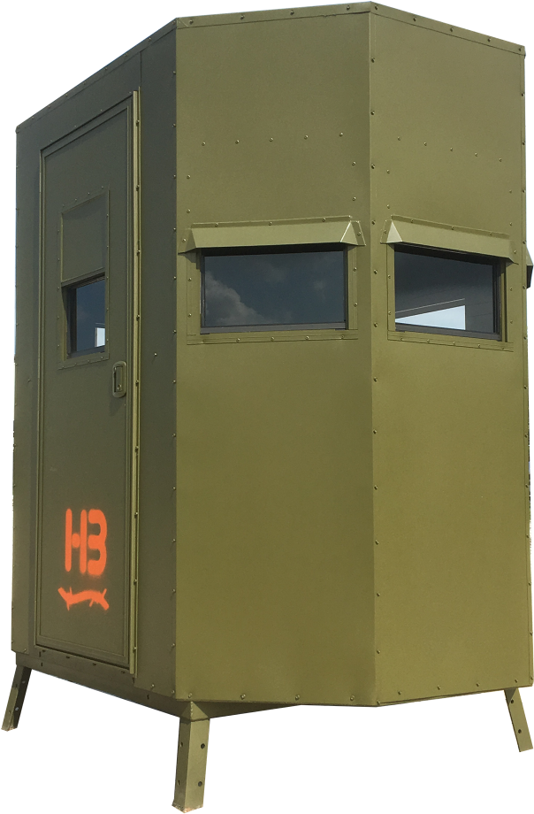 Hunting Picture 2-hb828 Rifle Blind - Cupboard (673x964), Png Download