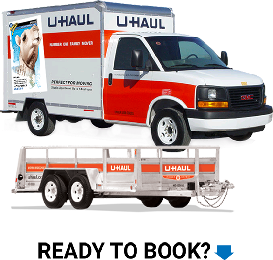Best Movers - Uhaul Truck Png (575x543), Png Download
