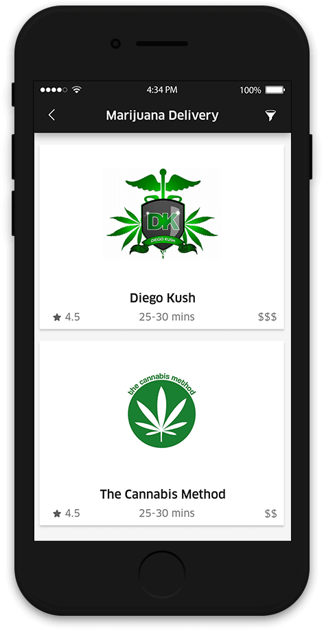 Weedmaps Clone - Medical Cannabis (472x920), Png Download