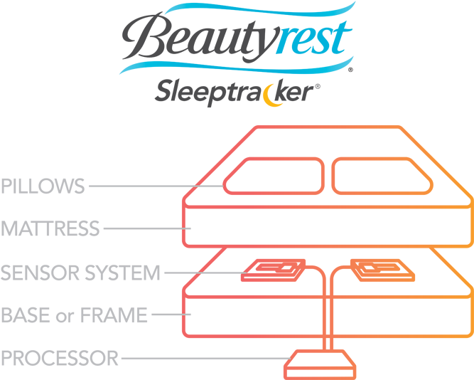 Buy A Beautyrest Beautyrest Sleeptracker From Local - Beautyrest Orthopaedic Wedge Pillow (700x700), Png Download