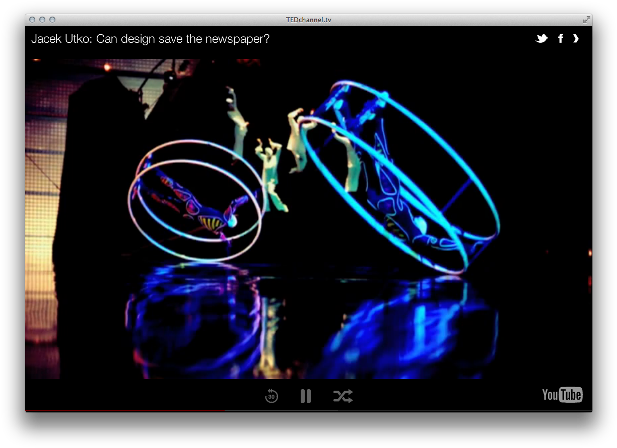 Tedchanneltv Turns Youtube Ted Talks Into A Randomized - Cirque Du Soleil La Nouba (1240x905), Png Download