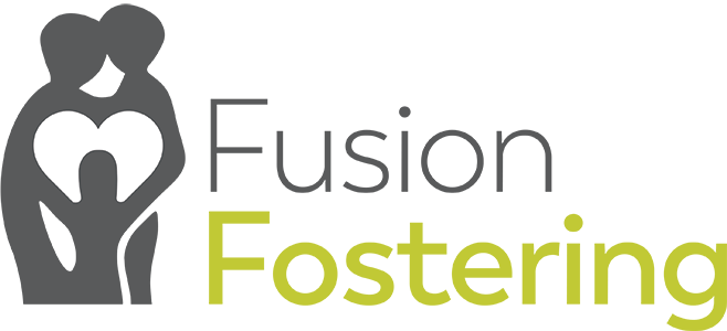 Logo - Fusion Fostering Logo (658x300), Png Download