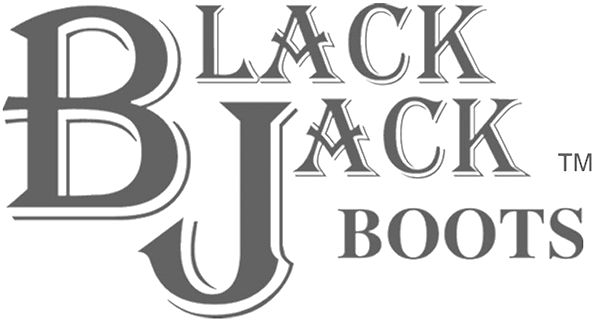 Black Jack Logo - Black Jack Boots Logo (1000x473), Png Download