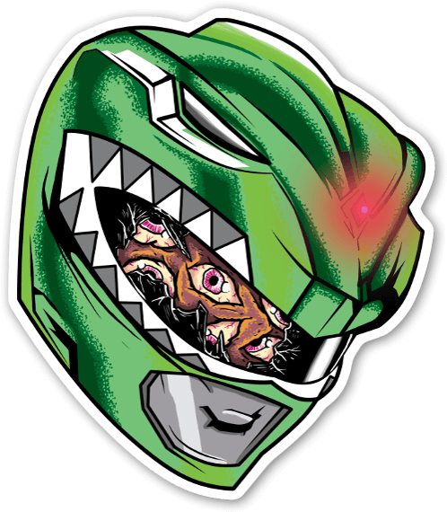 Green Ranger Sticker - Tommy Oliver (531x600), Png Download