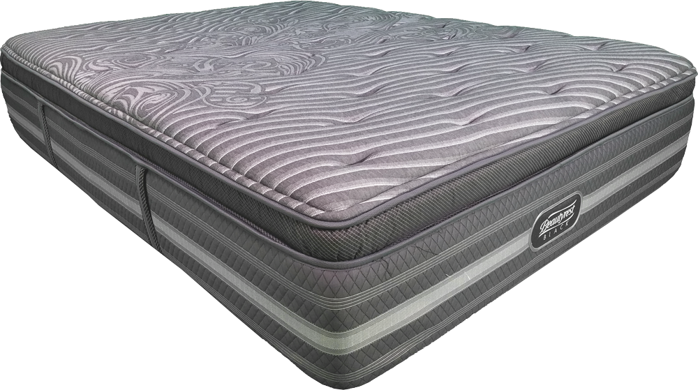 Beauty Rest Black Natasha - Beautyrest Black Natasha Pillow Top Plush Mattress (1000x559), Png Download